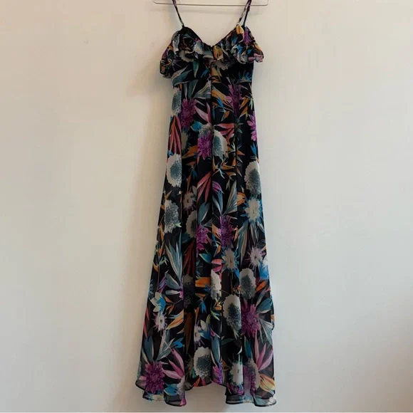 Floral Ruffle Maxi Dress - Picture 5 of 7